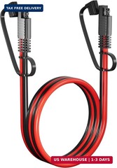 SAE Extension Cable 14AWG 6.6FT with Fuse for RV | SAE to SAE 14AWG 6.6FT, Fuse