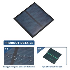 2PCS 5.5V 0.33W 0.06A Mini Solar Panels for Solar Power Small Solar Cells Panel