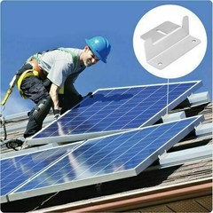4 Pcs of Solar Panel Mounting Z Brackets for RV Boat Wall Off Gird Roof Inst