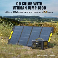 VTOMAN Jump 1800 Portable Power Station 1800W/1548Wh LiFePO4 Battery Generator