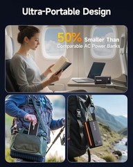 Portable Power Station 99.9Wh – AC Outlet, USB-C, Mini Generator for Camping, Ho