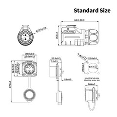 10AWG 10G LP20 Two-Wire Cable for Solar Battery and Solar Port Work