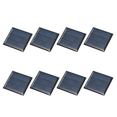 8Pcs 1.5V 0.225W 150mA Mini Solar Panels, Solar Photovoltaic Power Cells