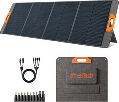 200W Portable Solar Panel, 25% High Efficiency Foldable Solar Panel Charger for