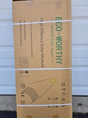 Eco Worthy 100 watt solar panel