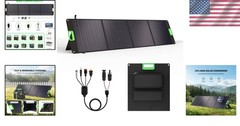 200W Foldable Solar Panel – 20V High-Efficiency Monocrystalline Charger for P…