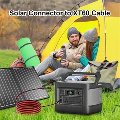 50FT 10AWG Solar to XT60 Extension Cable – Heavy-Duty Power Transfer