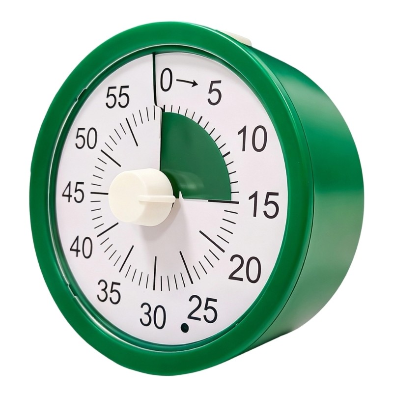 Manual Kitchen and Study Timer with Visible Count Down Display, LED Flashing