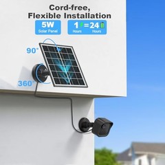 5 Pack 5W Solar Panel Charger Compatible with All-New Blink Outdoor 4 5 pack