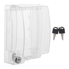 Lockable Outlet Cover – Clear Waterproof Socket Protector for 86 Type Outdoor