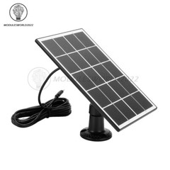8W 5V Microcrystal Solar Panel + Mounting Bracket For Security Camera Water Pump