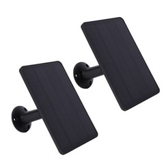 2Pcs 10W Solar Panel Fit For Security Camera Wireless Outdoor 360 Degree