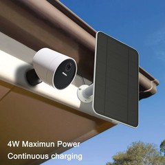 Solar Panel 4W Compatible with SimpliSafe Outdoor Camera Secure Wall Mount IP65