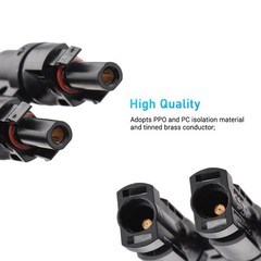 Branch Solar T Connector 3-Way IP67 Waterproof For 14-10AWG Panels V1