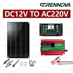 Grennova 500W Off-Grid Solar System 60W Panel 60A MPPT Dual Voltage Inverter