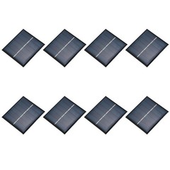 8PCS Mini Solar Panels 3V 0.33W 0.11A for Small Solar Cells