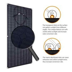 200W Flexible Solar Panel Module Battery Charger For Outdoor RV Marine Car 18V