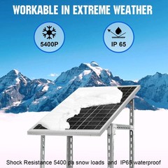 Eco-worthy Solar Panel 25W 18V Monocrystalline Waterproof Panel For Ch
