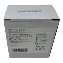 Solar Panel DC Switch String Isolator Disconnector 1200V 32A Din Rail