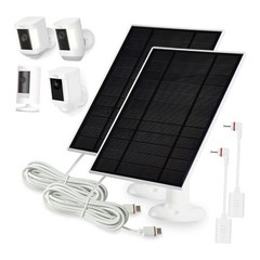 Solar Panel Charger Compatible with Ring Stick Up Cam/Pro,Ring Spotlight 2 Pack