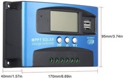 MPPT Solar Charge Controller PWM 100A Power Regulator 12V ✅✅✅