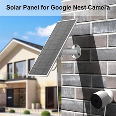 Solar Panel for Google Nest Camera, 5W Solar Power Charger for Nest Camera Ou…