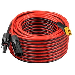 50FT XT60 Solar Extension Cable 10AWG