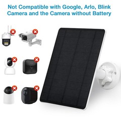Solar Panel for Security Camera,5W USB Solar Panel for Cameras DC 5V,Camera S…