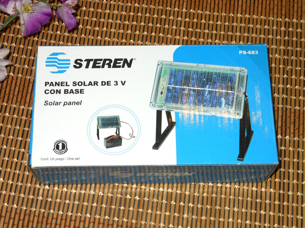 STEREN SOLAR PANEL DE 3V ~ PS-683 ~ New