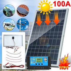 10W Car Battery Trickle Charger Maintainer 12V Solar Panel Power Battery Charger