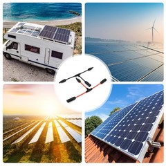 Renewable Energys Solar Panel Panels Branch Connectors 30A 1000V 6mm² Cable Pair