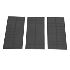 3Pcs Mini Solar Panel Charger 1.3W Monocrystalline PET For Battery Mobile P RCNR