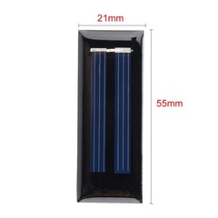 5pcs. 1V 50mA pole solar panel module for charger 55mmx21mm