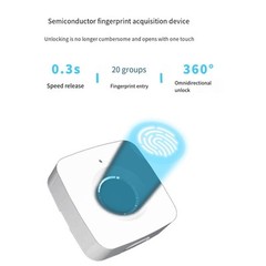 Compact Design Fingerprint Drawer Lock Perfect for Limited Space Installations