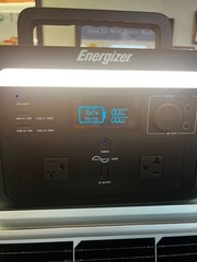 Energizer Solar Portable Power Station Peak 600, Solar Rechargeable, 512Wh