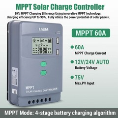12/24V 10-100A MPPT PWM Solar Panel Regulator Battery Charge Controller Inverter