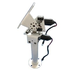 DC Dual Axis Pan Tilt Solar Tracking Monitoring Robot Heavy Load X /Y Axis Motor