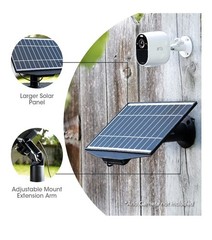 Leaf 10 5W Solar Panel Charger for Arlo Pro 3, Pro 4 & Ultra Cameras