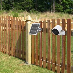 High-Efficiency Solar Panel for SimpliSafe Outdoor Camera – 360° Mount Included