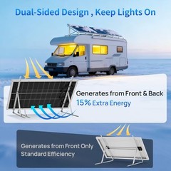 ECO-WORTHY 400W Solar Panels 4x100W 18V Monocrystalline Off Grid