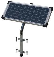 10W Monocrystalline Solar Panel Kit for Gate Opener Remote Power Solution