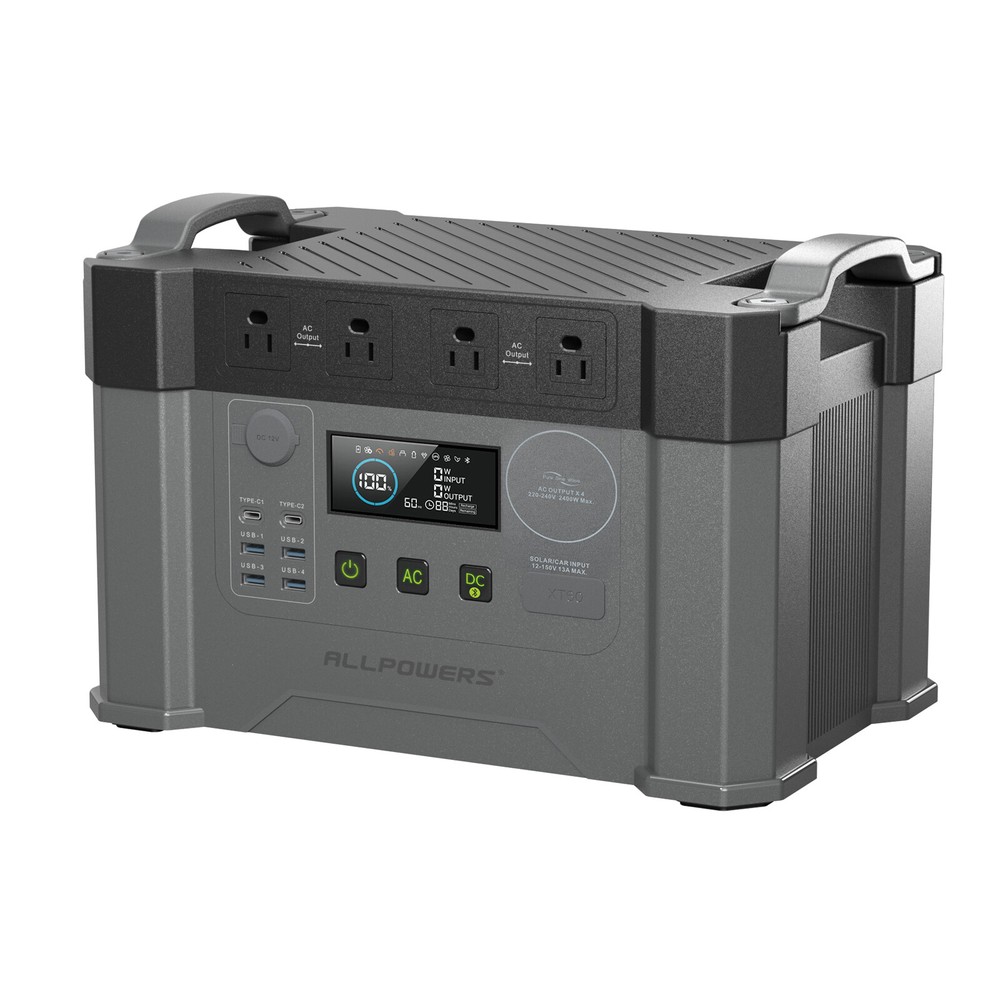 2400W Portable Power Station 1500Wh Generator For Outdoor Camping RV Emergency