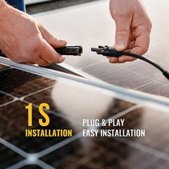 2 pcs Y Branch Solar Cable Connection solar panel wire Connector Extension Set