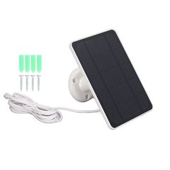 Solar Panel 4W Battery Charger Micro USB Camera Charging Solar Panel White