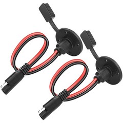 SAE Connector Power Socket Sidewall Port, Weatherproof SAE Quick Connect Sola…