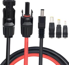 Solar Panel Adapter for Jackery to DC 5.5×2.1mm Extension Power Cable with DC…