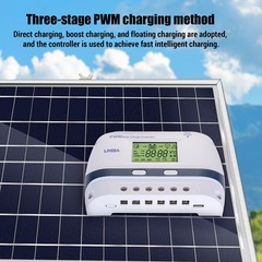 100A Solar Charge Controller 12/24/48V Battery PV Regulator Auto Focus Tracking