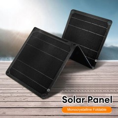 Solar Panel 5V 21W Dual USB Folding Power Bank Phone Charger Camping Hiking
