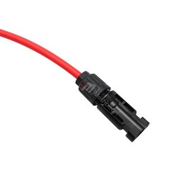 200 FT Solar Wire 10 AWG Solar Panel Extension Cable w/ Flexible Wire Connectors