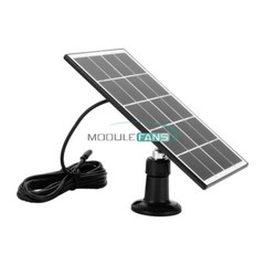 8W 5V Microcrystal Solar Panel with Mounting Brackets Security Camera Water Pump
